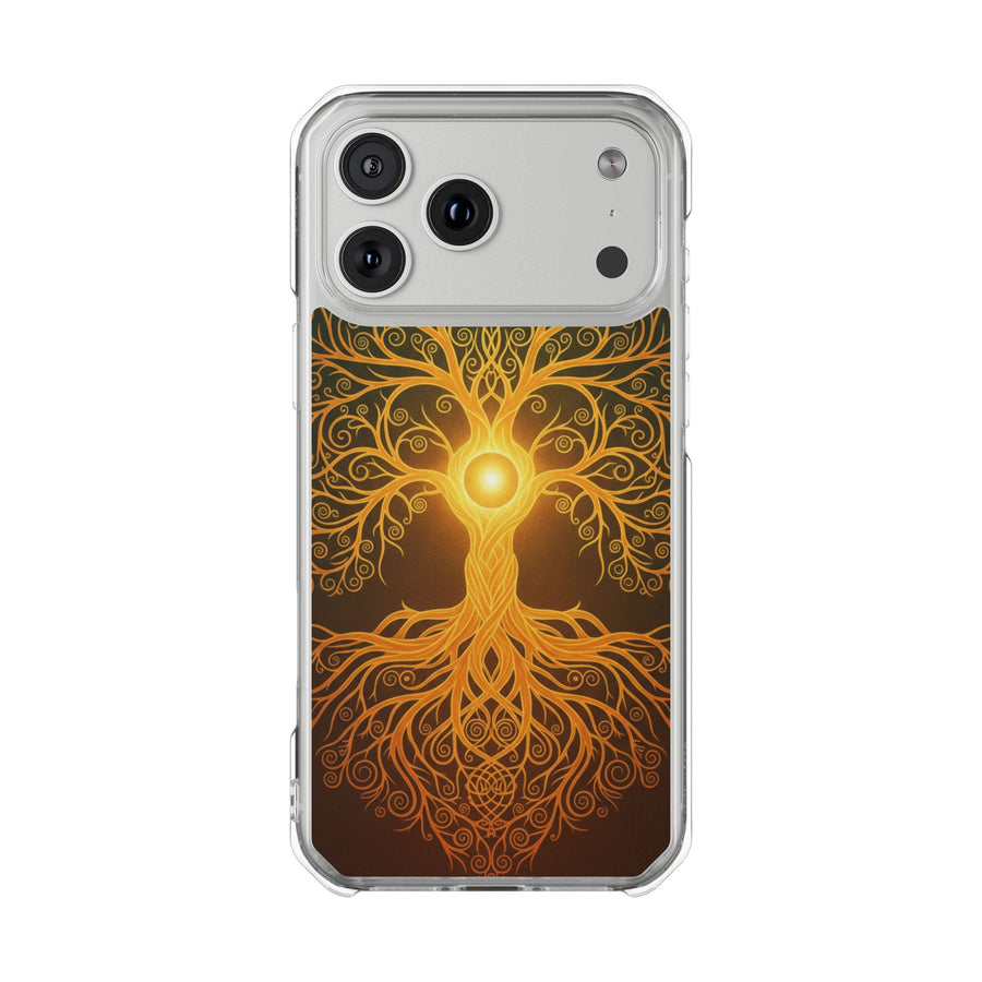 Golden Root | Clear MagSafe Case