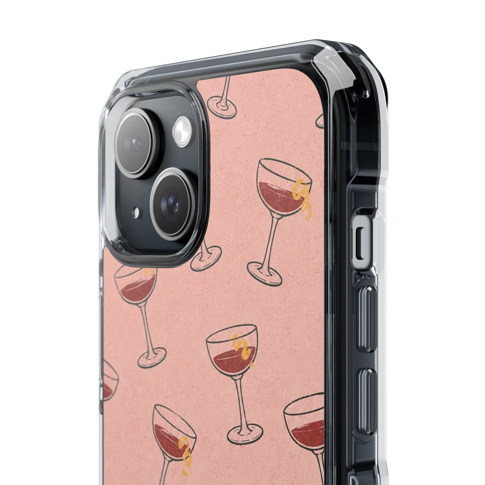 Pink Coupe | Clear MagSafe Case