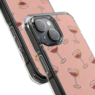 Pink Coupe | Clear MagSafe Case