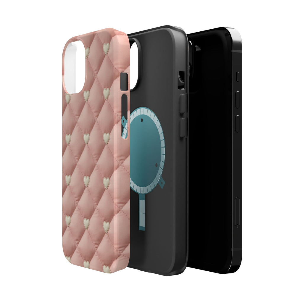 Cream Love Quilt | Tough MagSafe Case