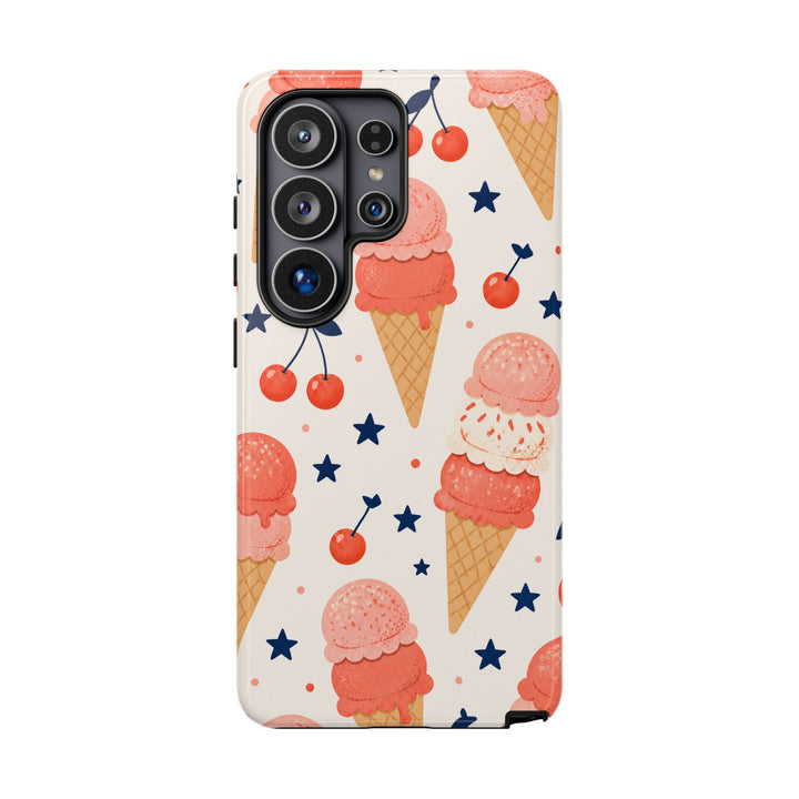 Coral Scoops phone case design