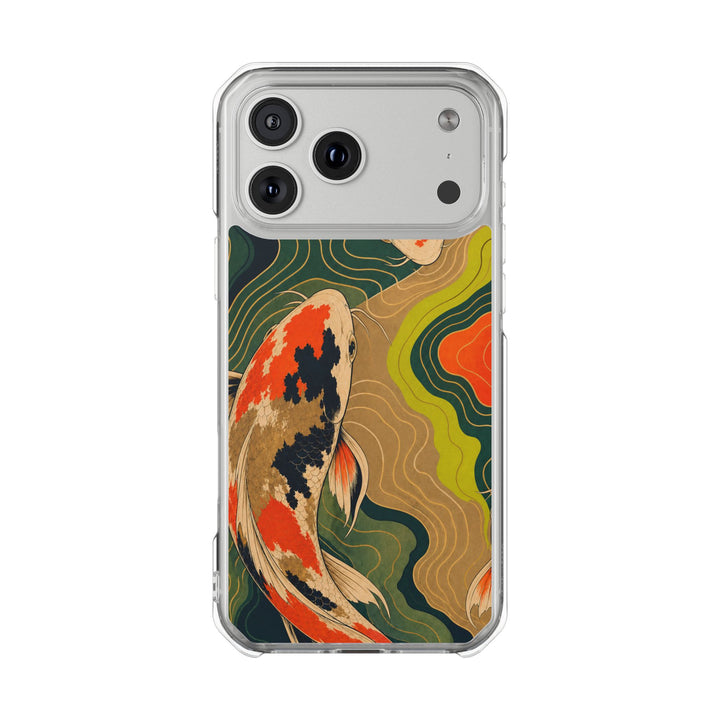 Khaki Koi | Clear MagSafe Case