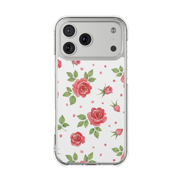 Garden Rose | Clear MagSafe Case