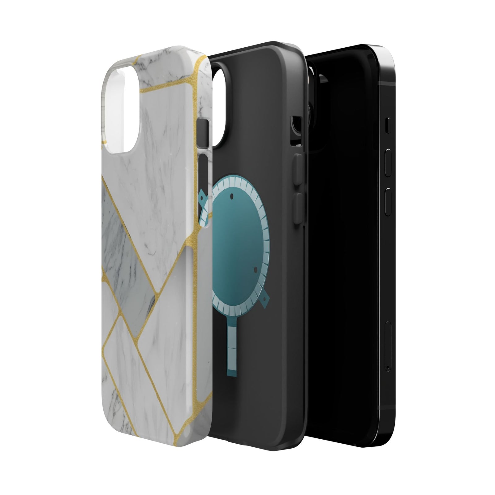 Coral Orbit | Tough MagSafe Case