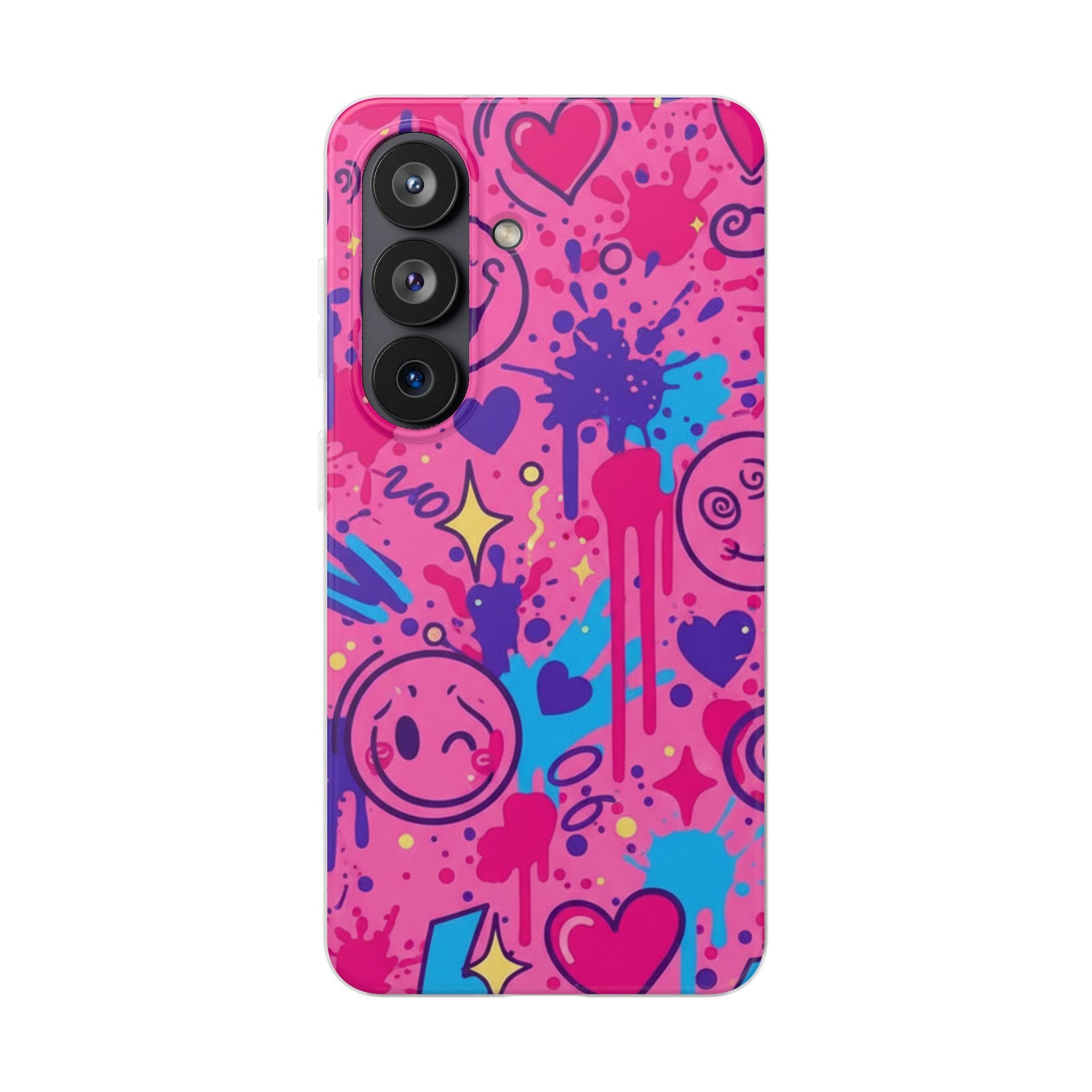 Cloudy Cherry | Clear Case