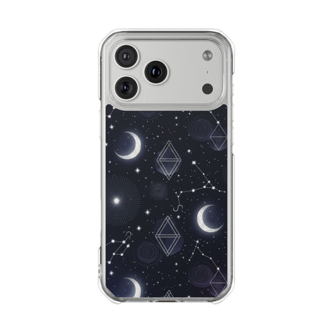 Moon Map | Clear MagSafe Case