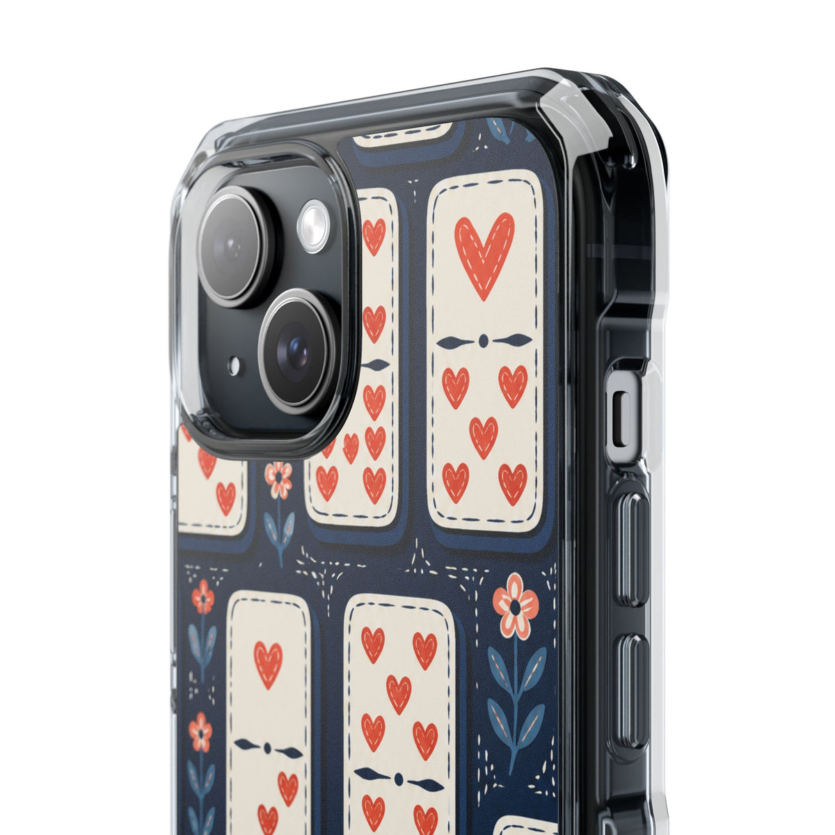 Heart Dominoes | Clear MagSafe Case — product image 19