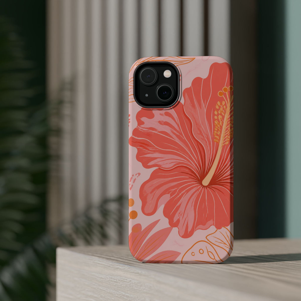 Coral Hibiscus | Tough MagSafe Case — product image 46