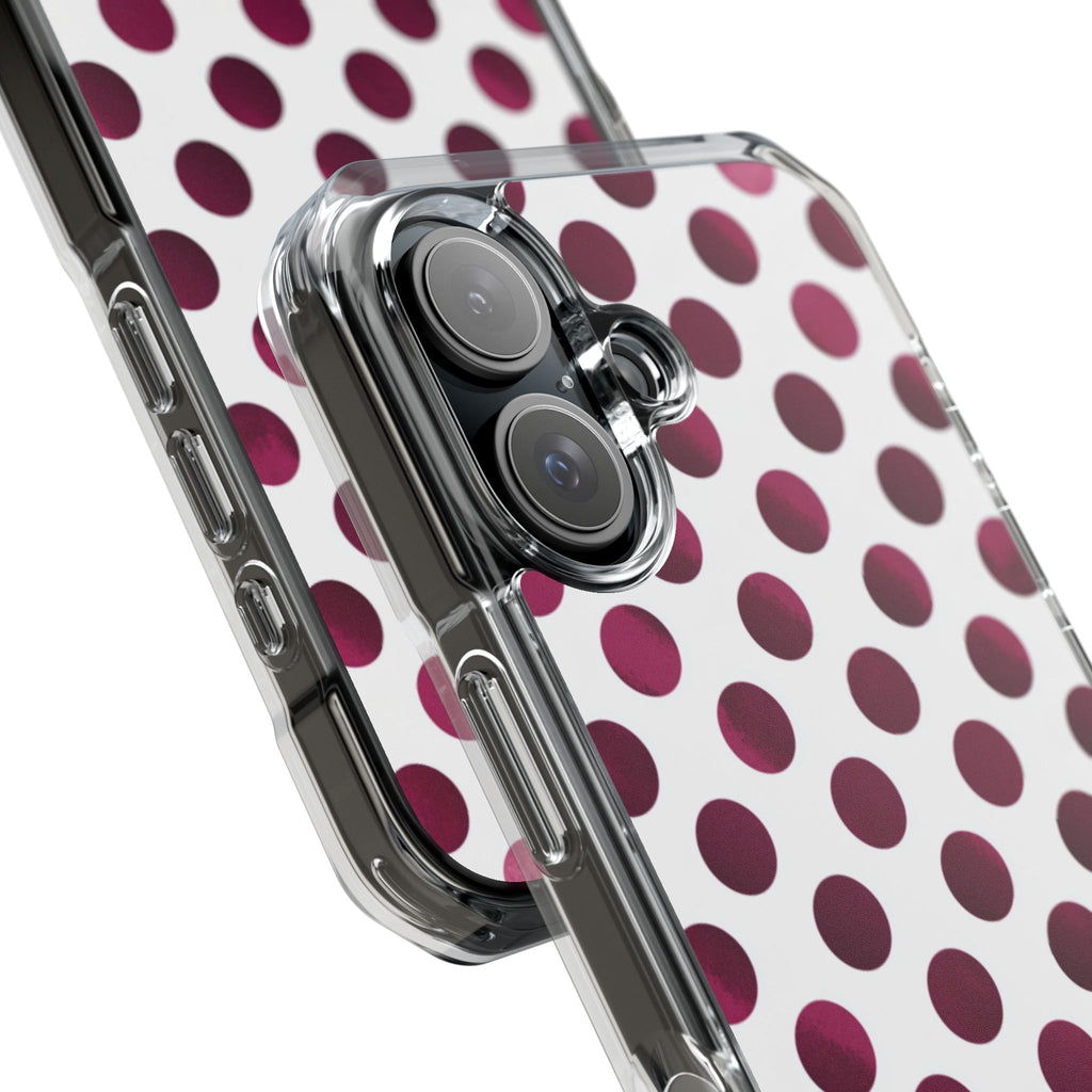 Berry Dots | Clear MagSafe Case