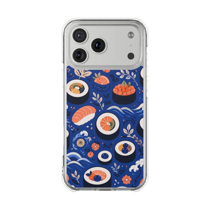 Cobalt Sushi phone case design