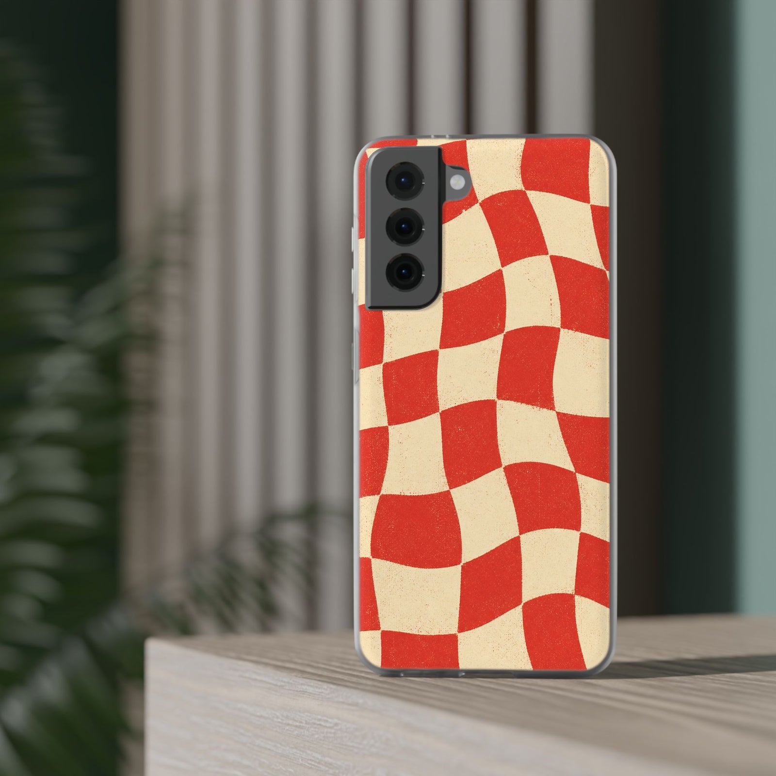 Tomato Wavy | Clear Case