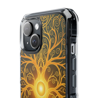 Golden Roots | Clear MagSafe Case