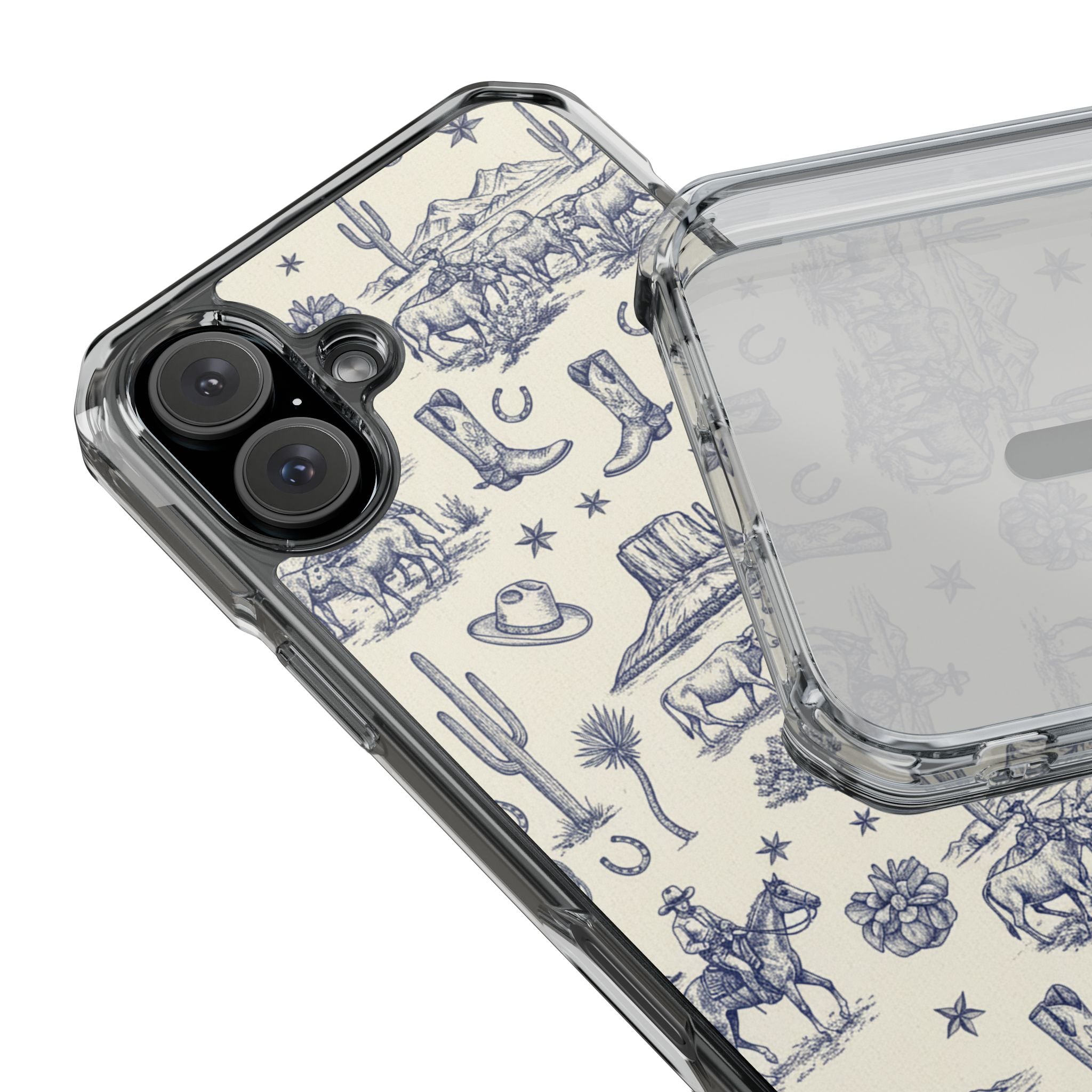 Whimsical Toile | Clear MagSafe Case