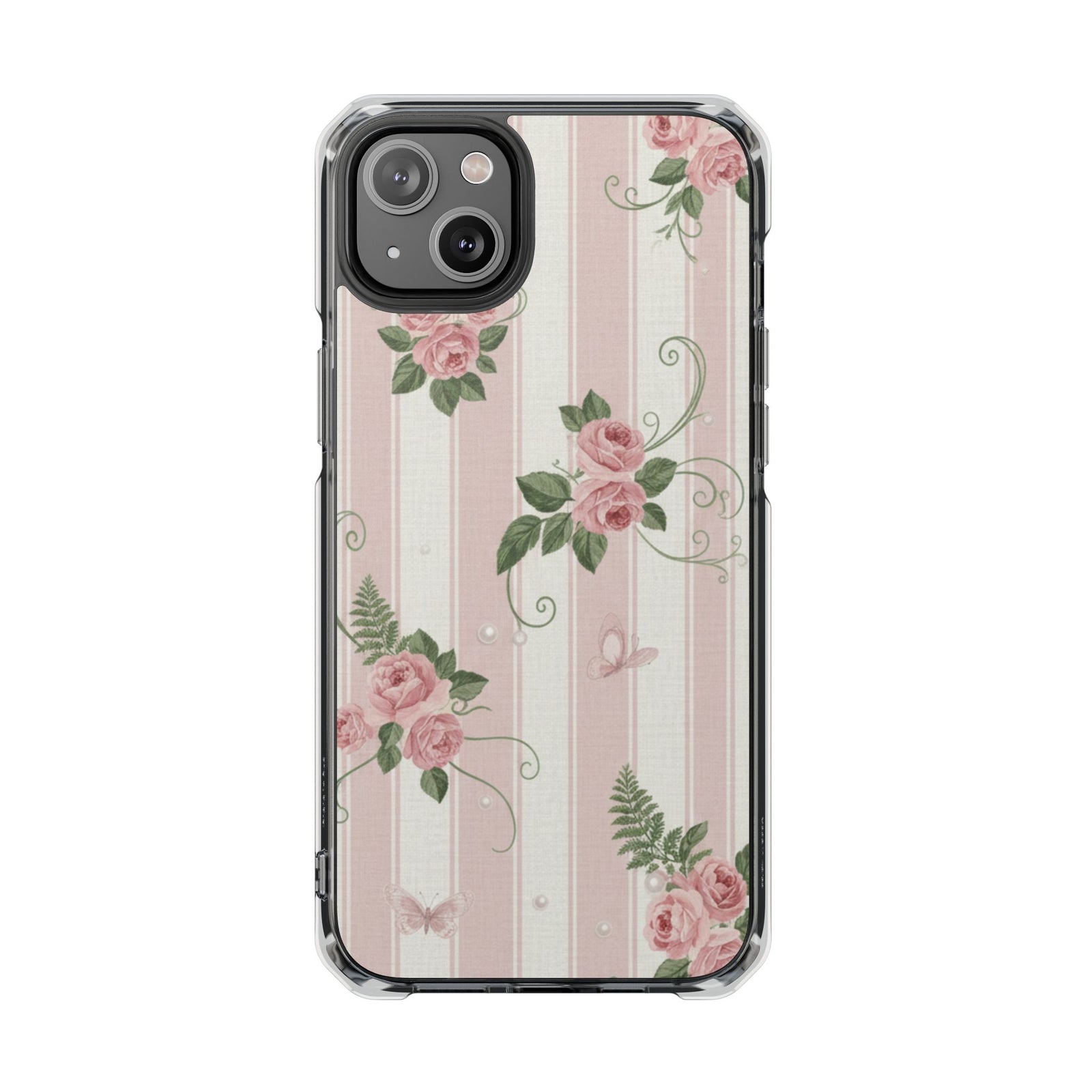 Rose Trellis | Clear MagSafe Case