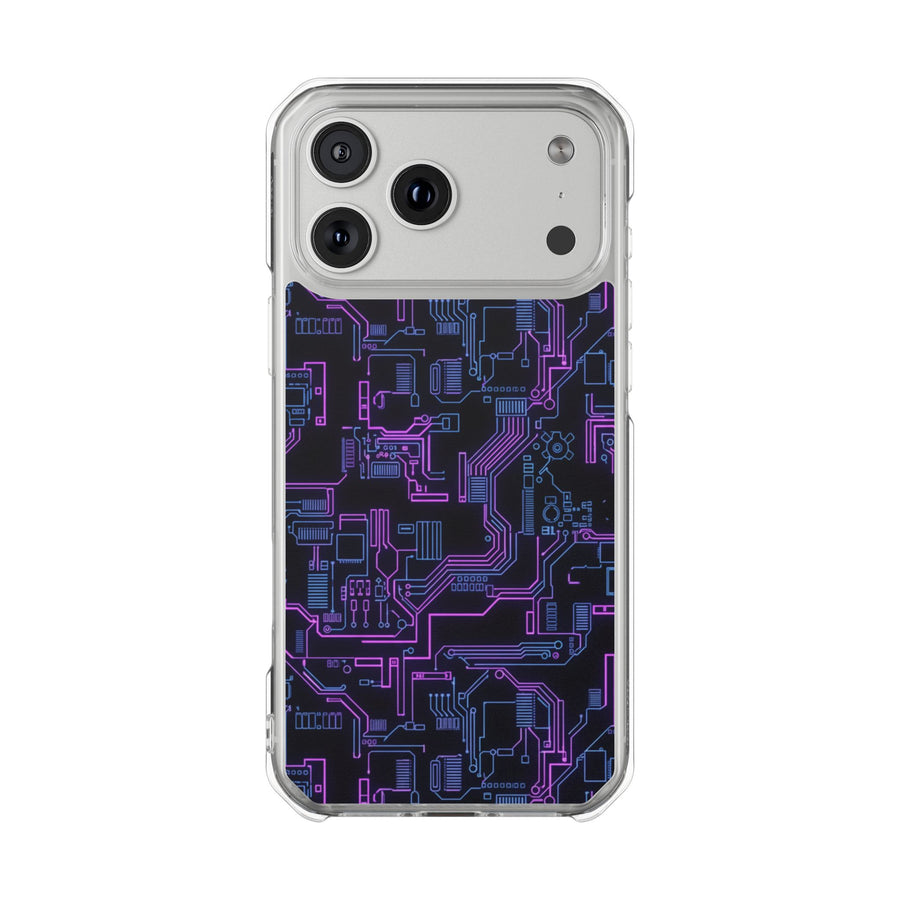 Cyber Circuit | Clear MagSafe Case