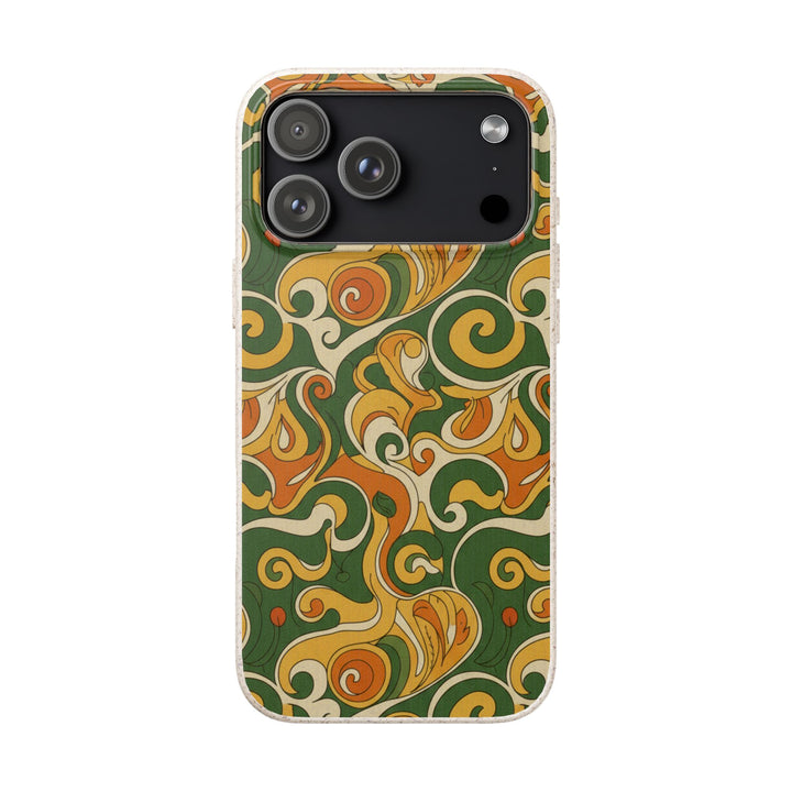 Olive Paisley | Biodegradable Case