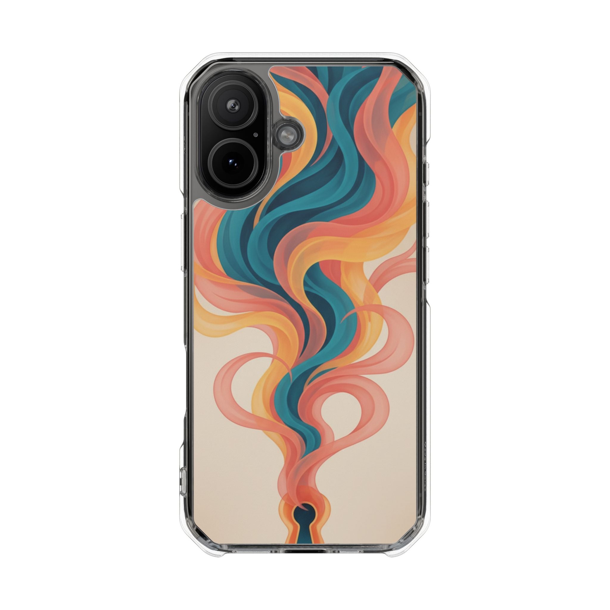Sunset Swirl | Clear MagSafe Case