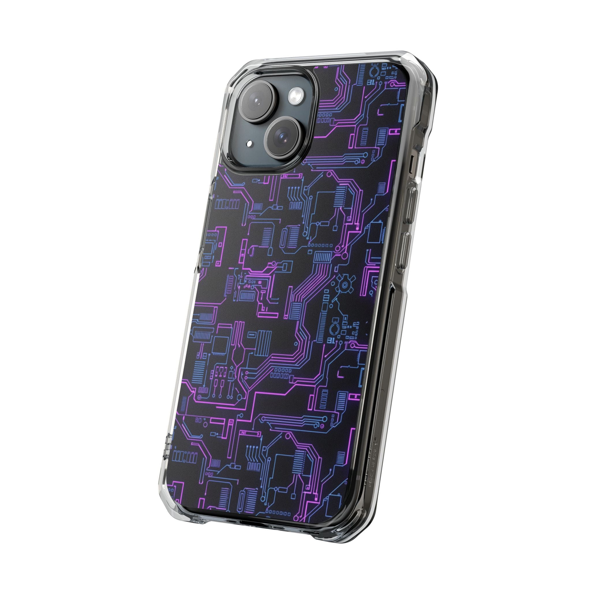 Cyber Circuit | Clear MagSafe Case