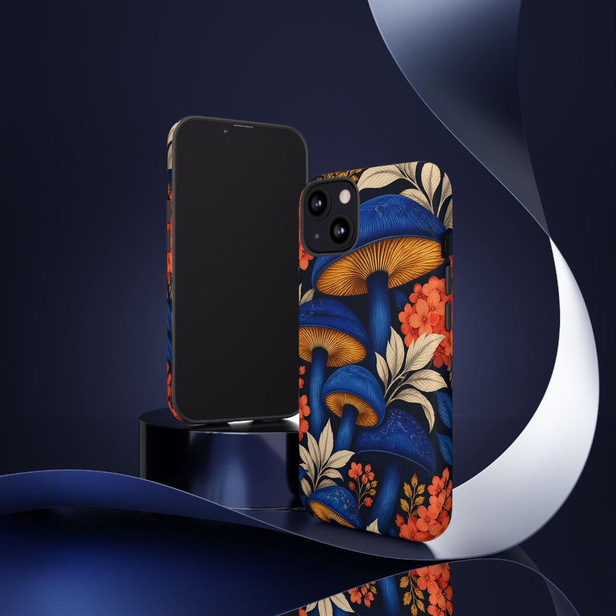 Cobalt Mushrooms | Tough Case — product image 100