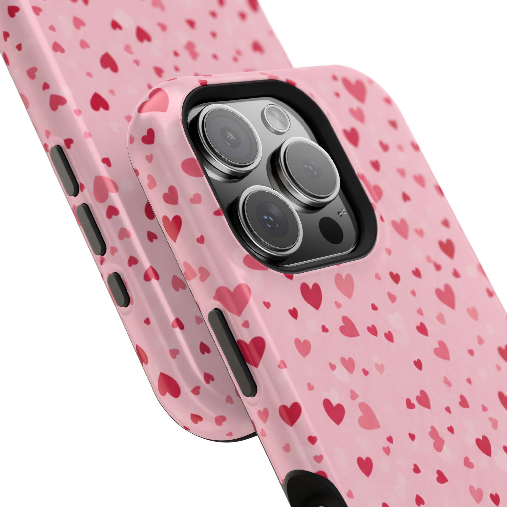 Blush Ditsy Heart | Tough MagSafe Case