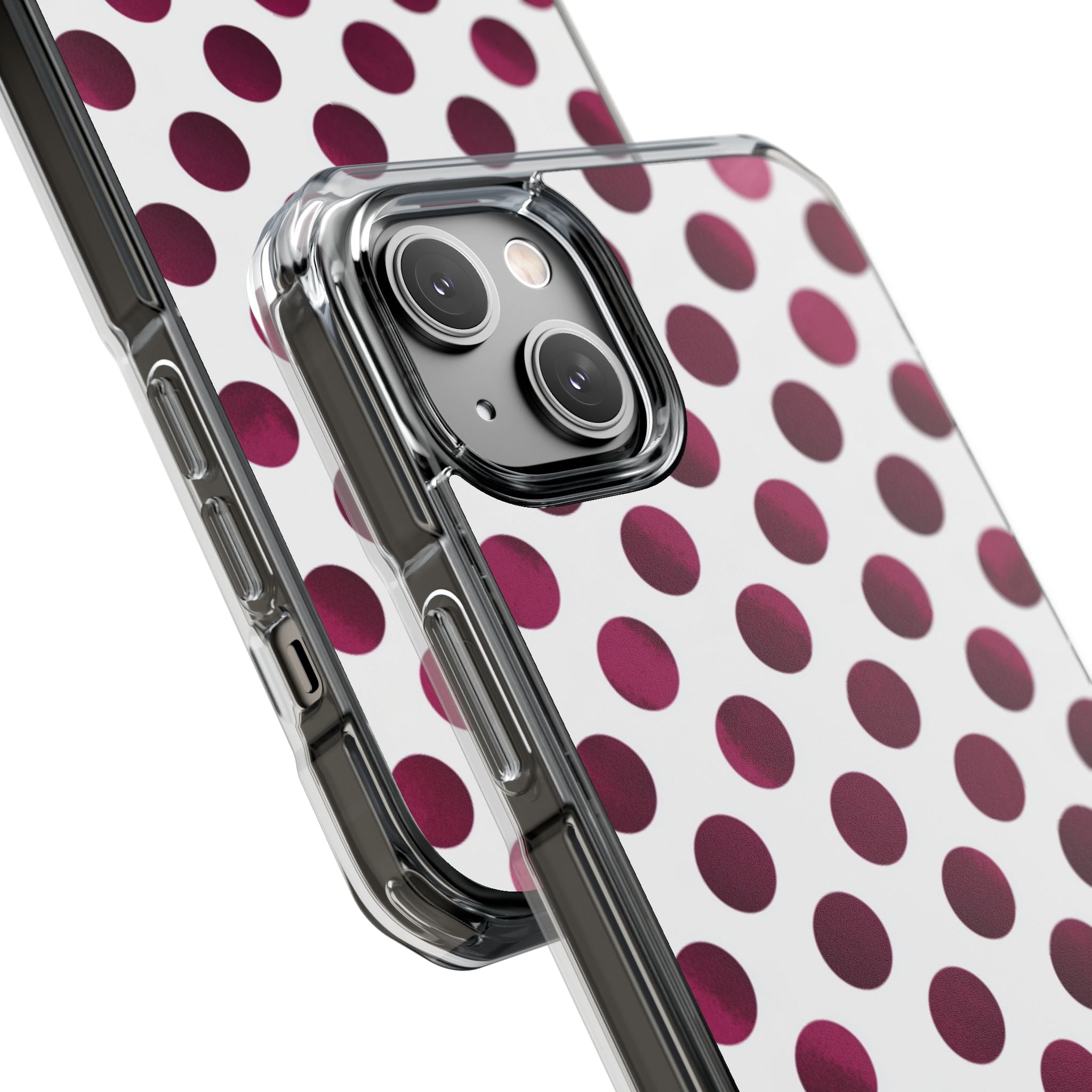 Berry Dots | Clear MagSafe Case