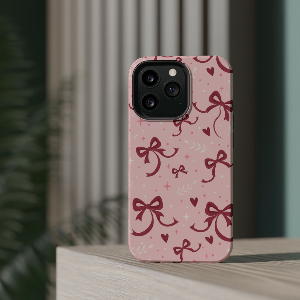 Coquette Bow Print | Tough MagSafe Case