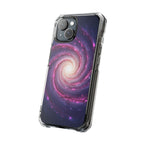 Purple Vortex | Clear MagSafe Case