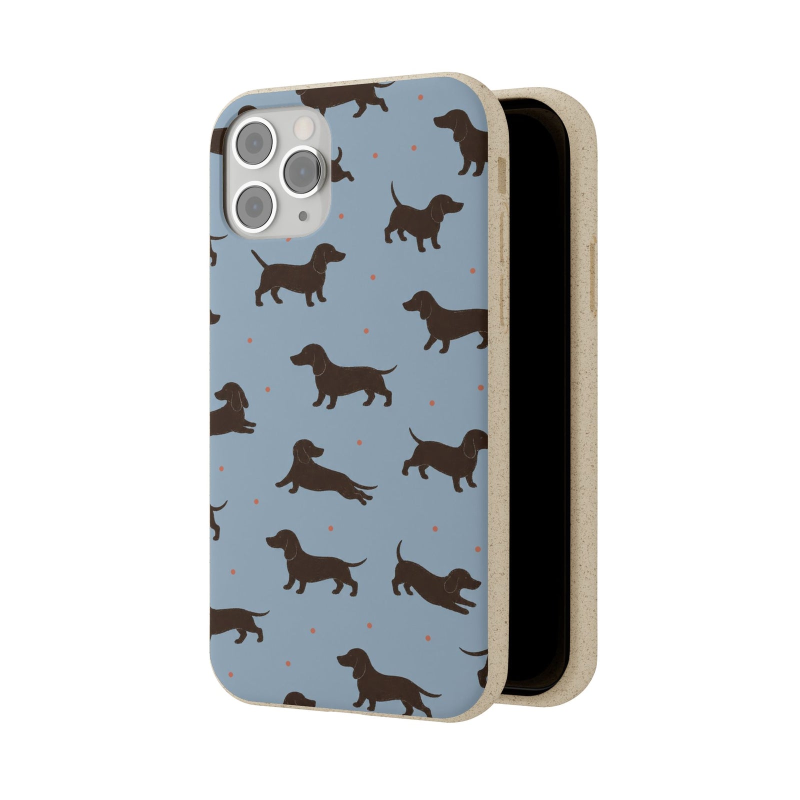 Powder Dachshunds | Biodegradable Case