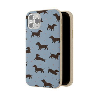 Powder Dachshunds | Biodegradable Case
