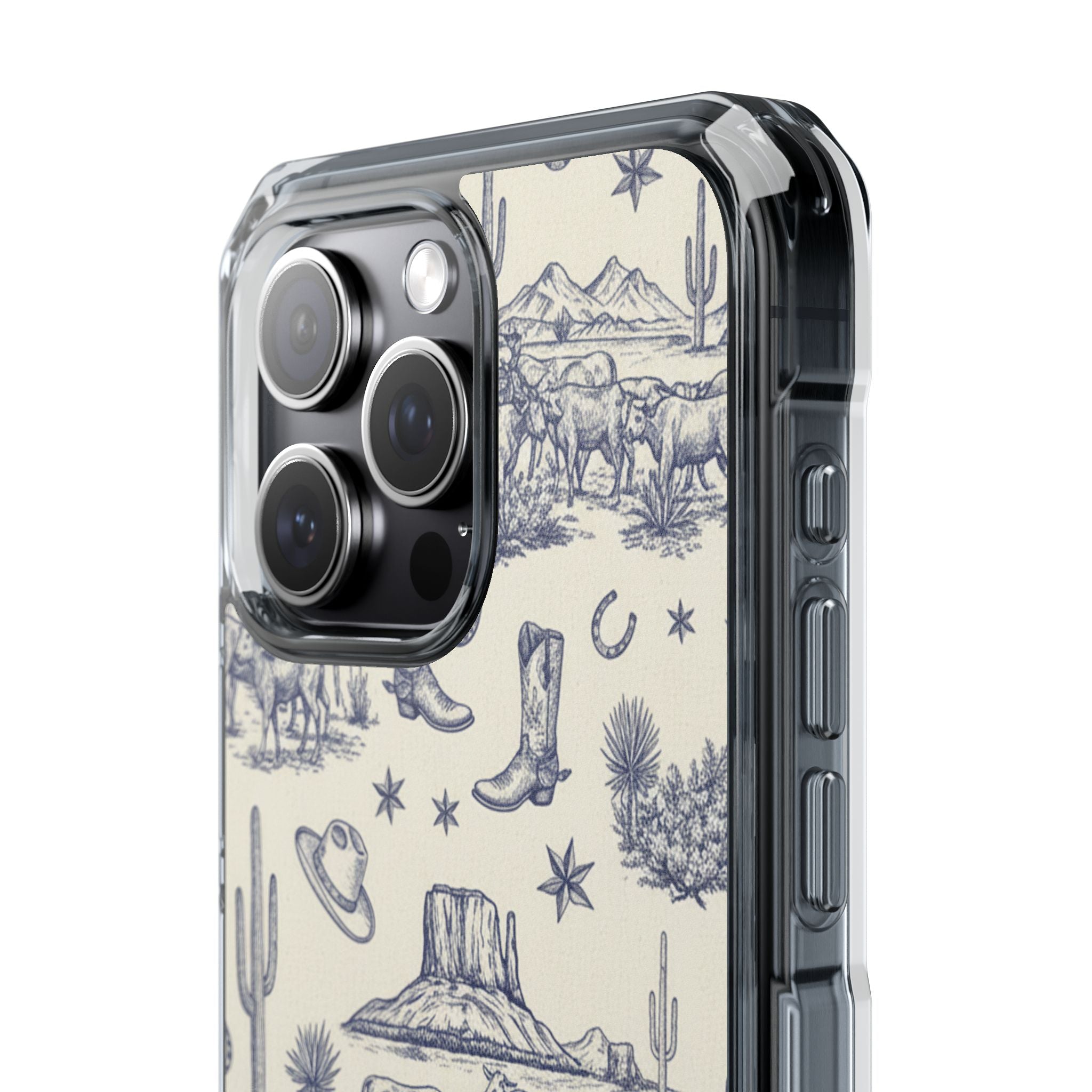 Whimsical Toile | Clear MagSafe Case