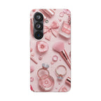Blush Vanity coquette samsung clear case design