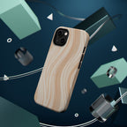 Ivory Waves | Tough MagSafe Case