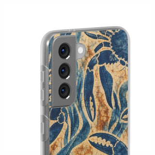 Indigo Crab | Clear Case