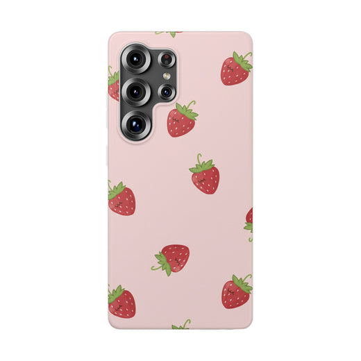 Blush Strawberry | Galaxy Clear Case