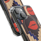 Coral Kiss | Clear MagSafe Case