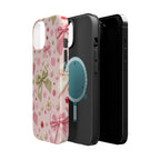 Dotty Pearl Bow | Tough MagSafe Case