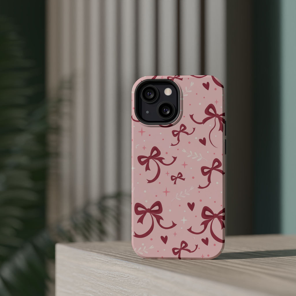 Coquette Bow Print | Tough MagSafe Case