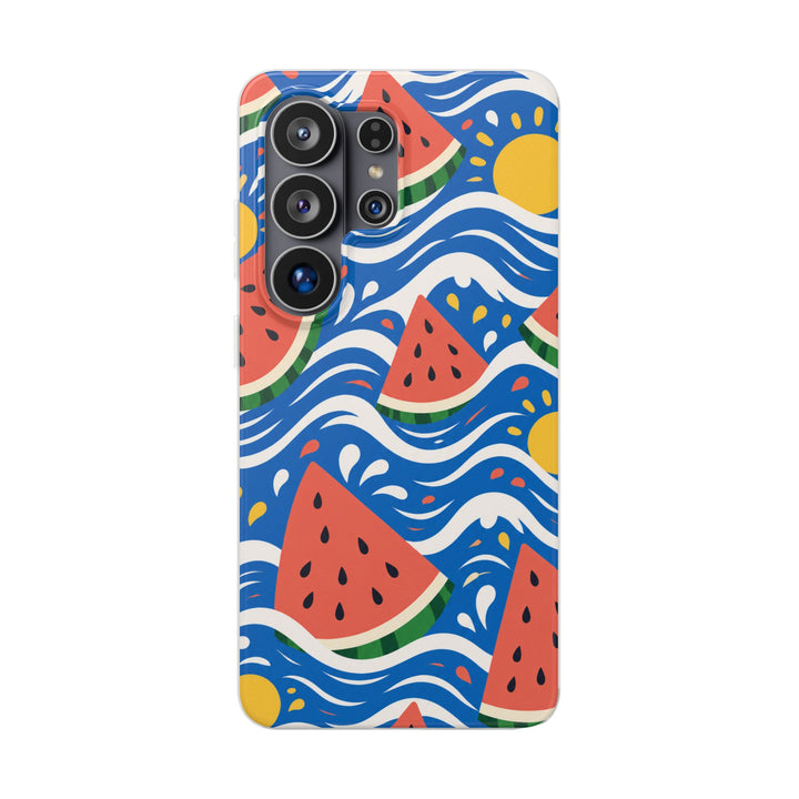 Watermelon Waves phone case design