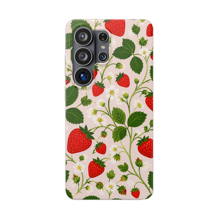 Strawberry Vines phone case design