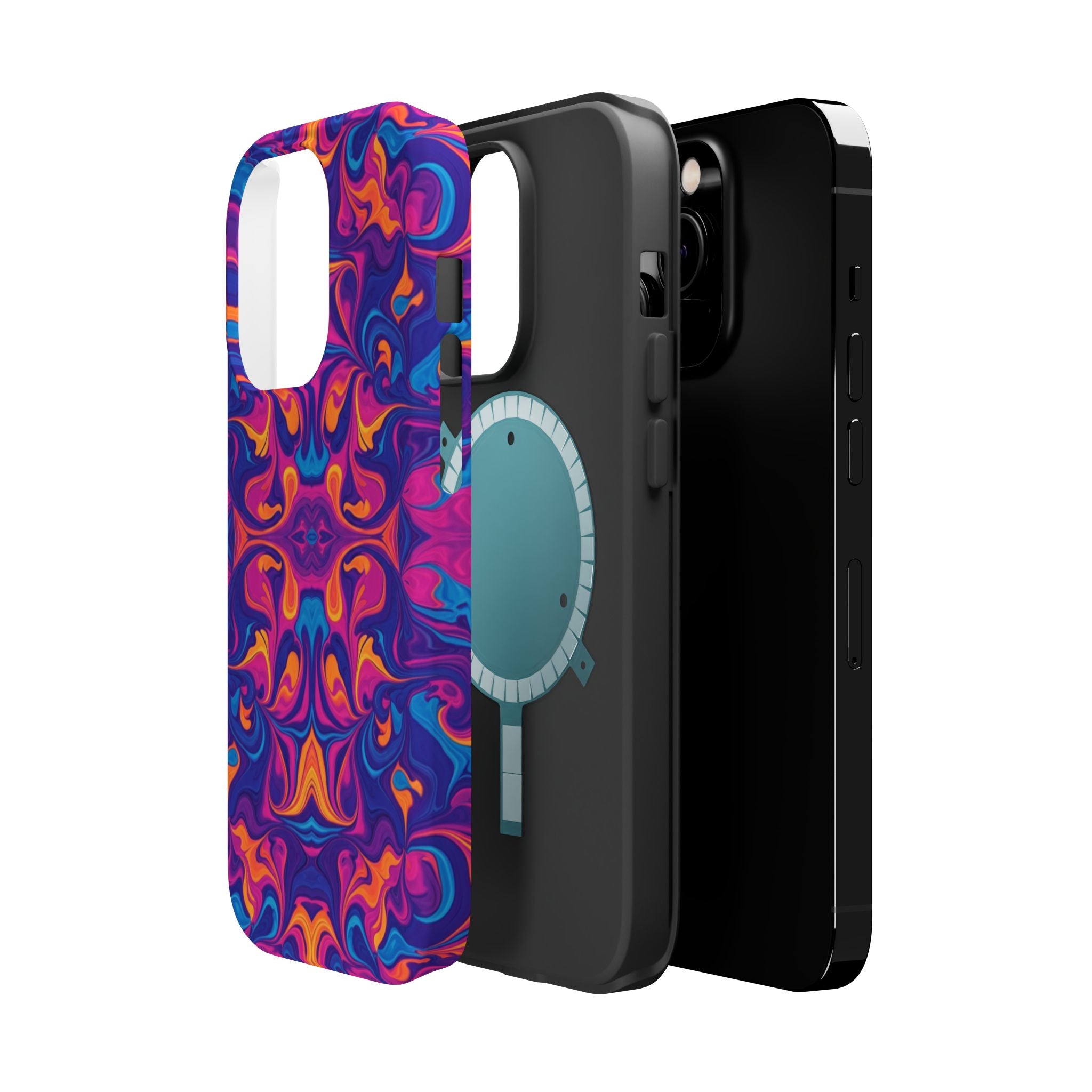 Neon Swirl | Tough MagSafe Case