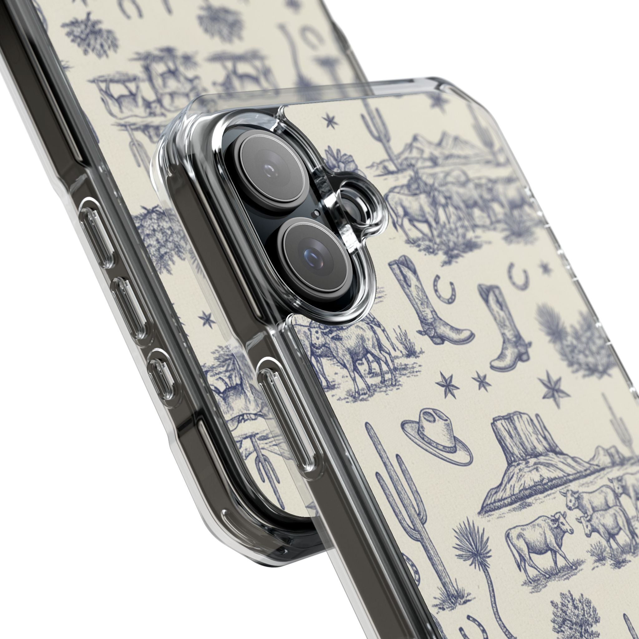 Whimsical Toile | Clear MagSafe Case