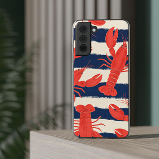 Lobster Stripe | Clear Case