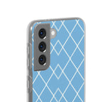 Blue Argyle Pattern | Galaxy Clear Case