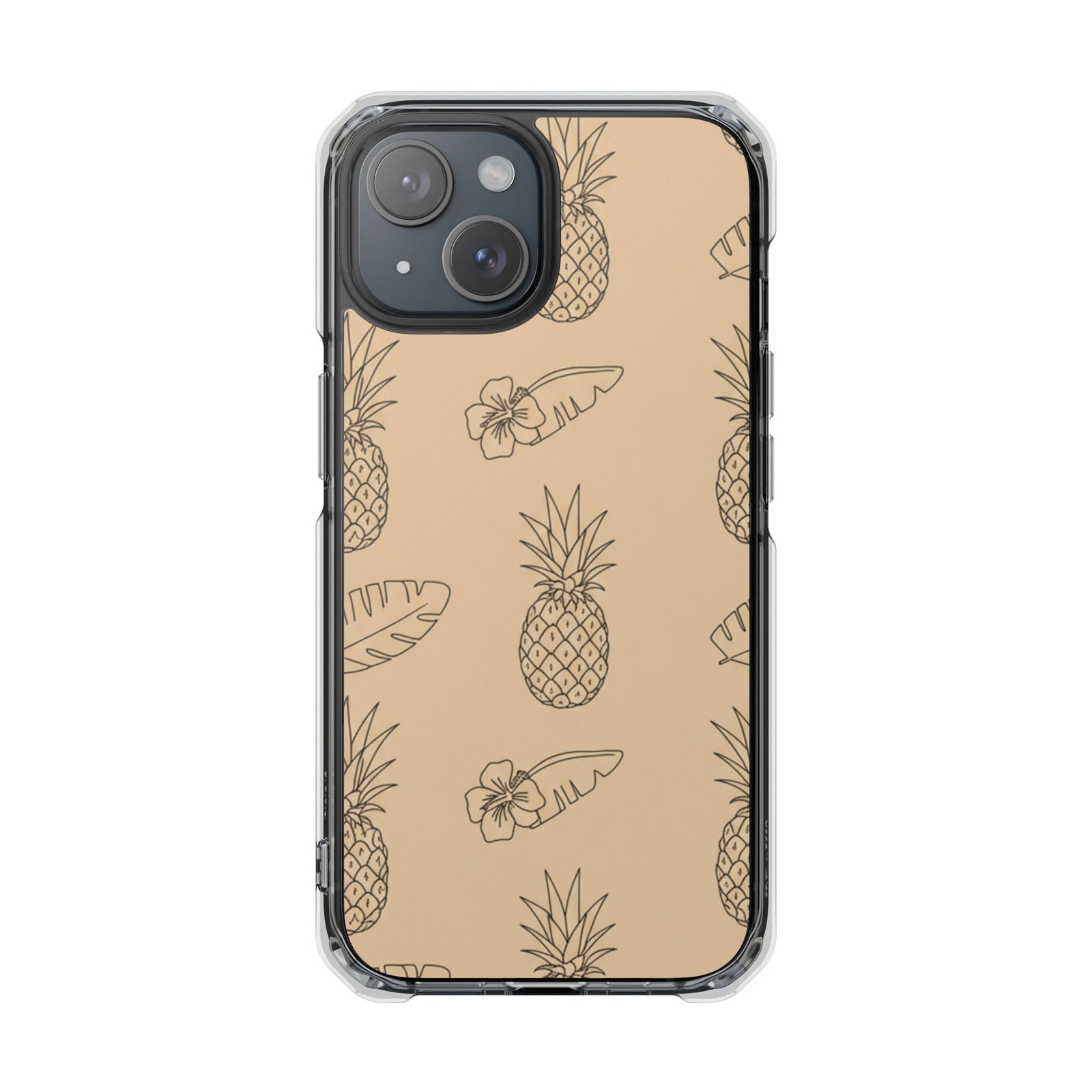 Pineapple Sketch | Clear MagSafe Case