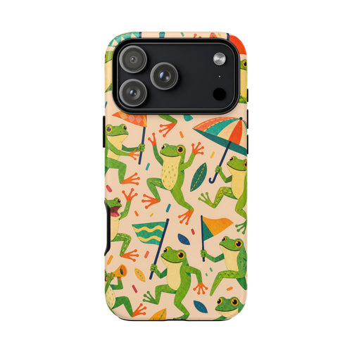 Frog Parade | Tough Case — product front view