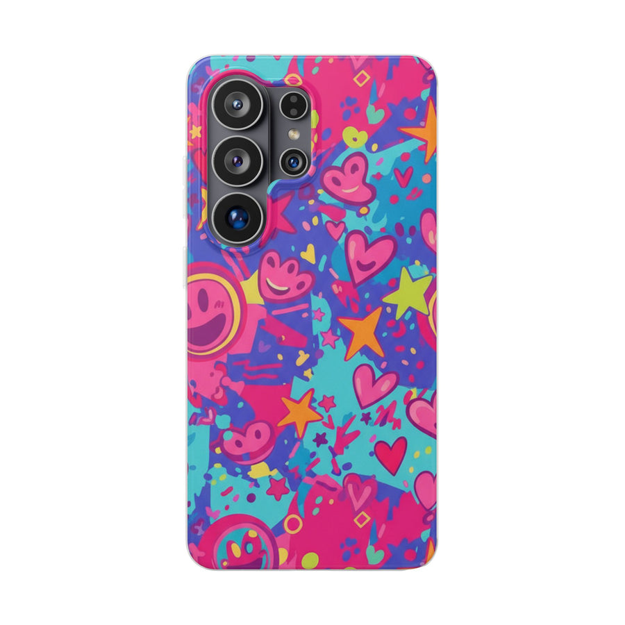 Smiley Pop | Samsung Clear Case