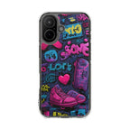 Neon Street Art | Clear MagSafe Case