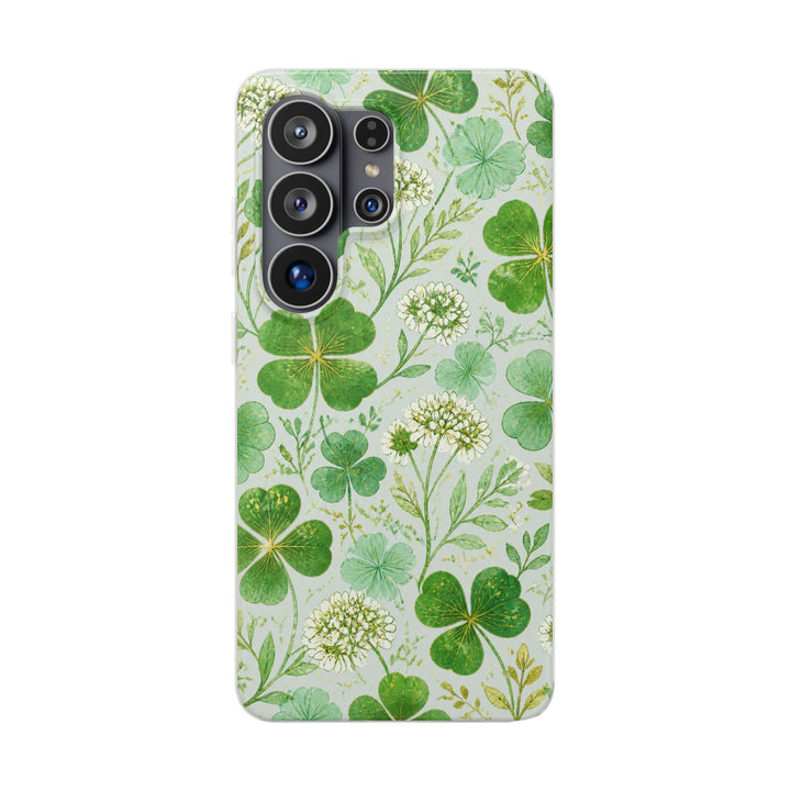 Clover Glow phone case design