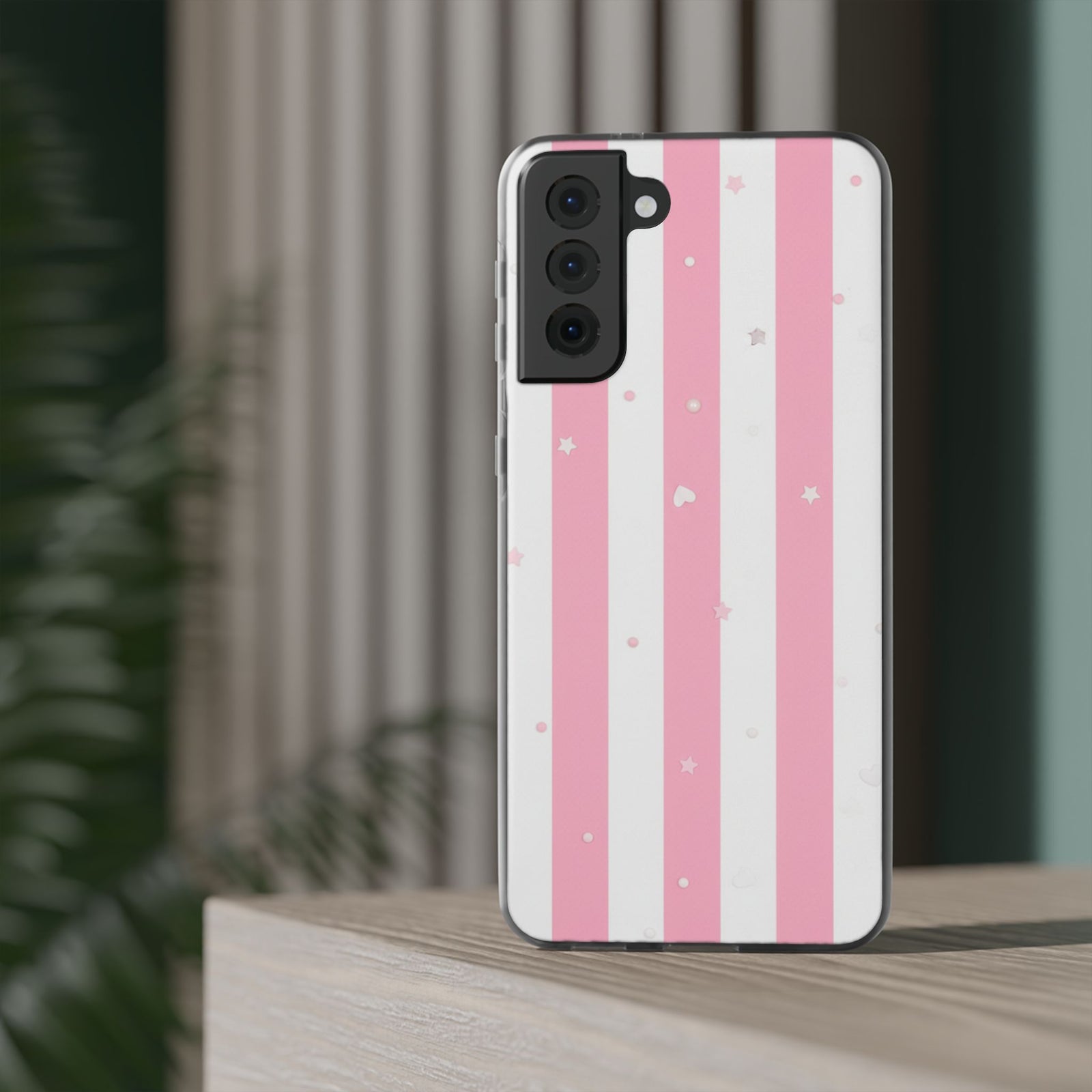Candy Stripe | Clear Case
