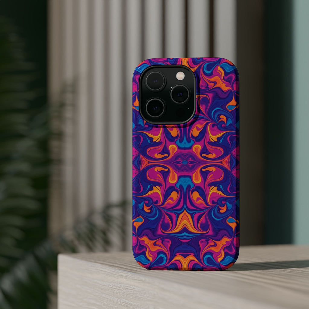 Neon Swirl | Tough MagSafe Case